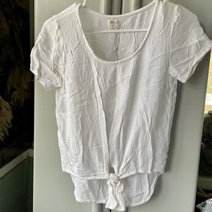 O’Neill white tie front top XS/S